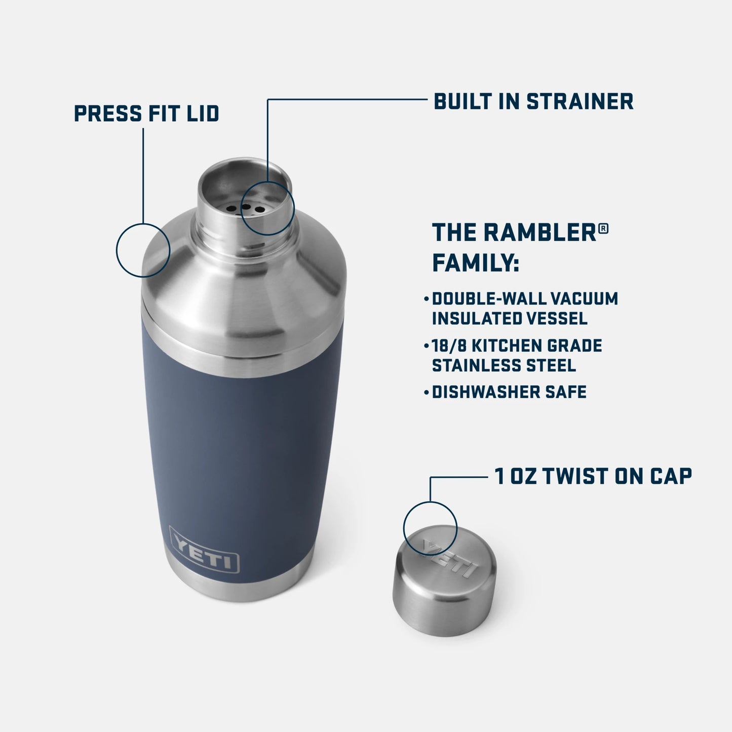 20 oz Cocktail Shaker - US 5191