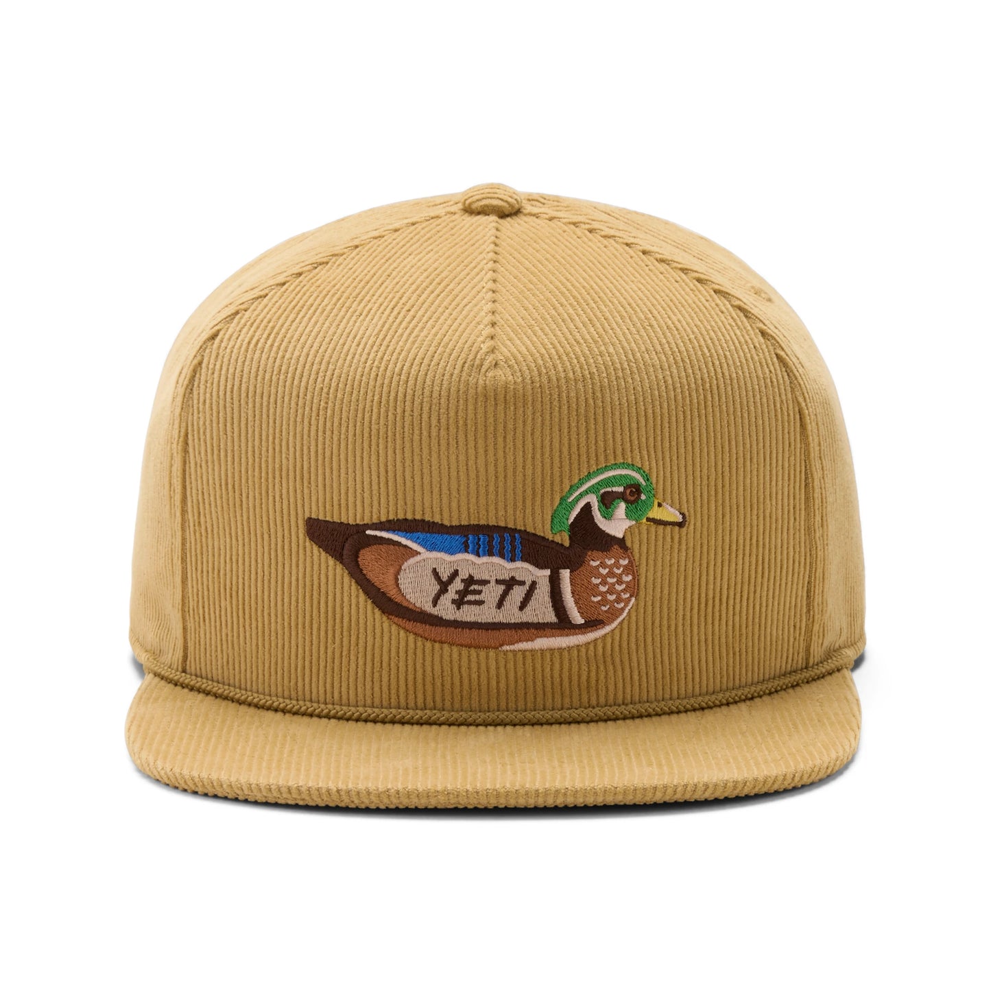 Corduroy Flat Brim Rope Hat - US 8967
